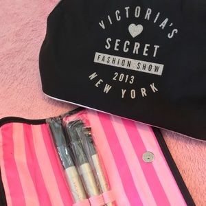 2013 VS Fashion Show MAKEUP Brush Set & Bag